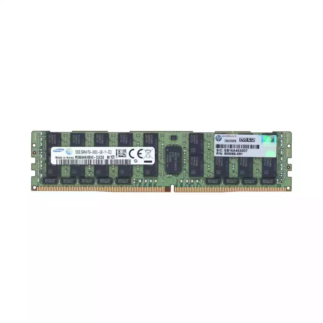Hpe 128gb (1*128gb) 8rx4 pc4l-19200u ddr4-2400mhz lrdimm 809208-b21