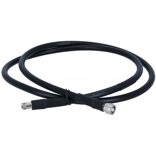 Cisco 5-ft low-loss cable, one RP-TNC plug, one 90-degree N male connector AIR-CAB005LL-R-N