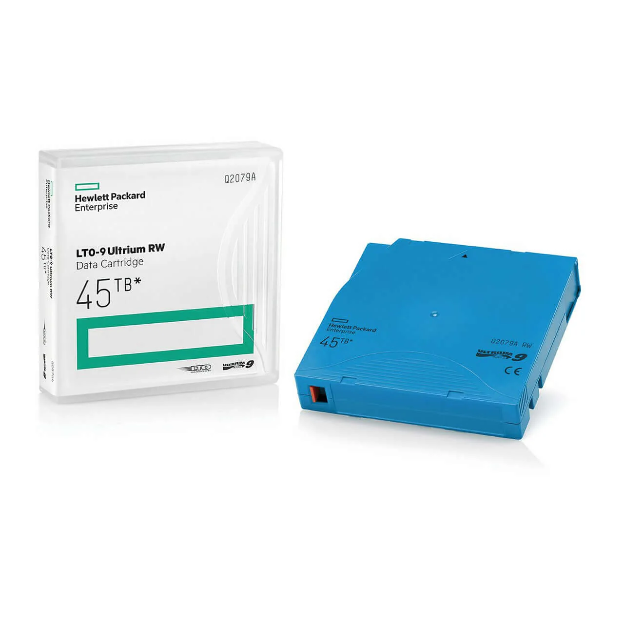 HPE LTO-9 Ultrium 18TB/45TB Tape cartridge for use in LTO-9 Tape drives Q2079A