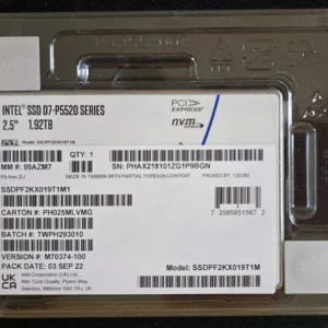 SOLIDIGM SSDPF2KX019T1M1 D7-P5520 1.92tb PCIe 4.0 tlc 2.5inch ssd