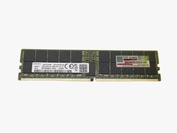 HPE P43334-B21 - P48503-001 128GB(1x128GB) 2S2Rx4 PC5-4800B RDIMM Server Memory P43336-0A1